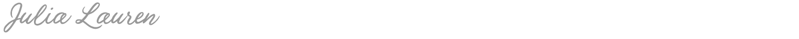 Julia Lauren font preview